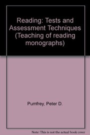Cover of: Reading: tests and assessment techniques