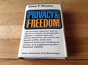 Cover of: Privacy and freedom by Alan F. Westin