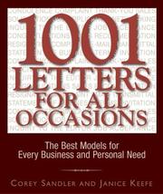 Cover of: 1,001 letters for all occasions by Corey Sandler