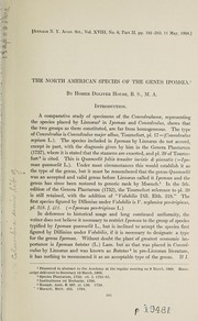 Cover of: The North American species of the genus ipomo͡ea