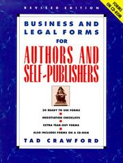 Cover of: Business and legal forms for authors and self-publishers by Tad Crawford