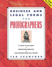 Cover of: Business and legal forms for photographers