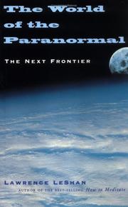 Cover of: The world of the paranormal: the next frontier
