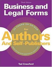 Business and legal forms for authors and self-publishers by Tad Crawford
