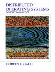 Cover of: Distributed Operating Systems by Doreen L. Galli