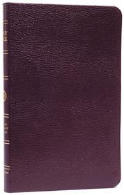 Cover of: ESV Thinline Bible, Premium Bonded Leather, Burgundy, Red Letter Text |
