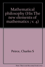 Cover of: Mathematical philosophy