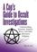 Cover of: Cop's Guide to Occult Investigations