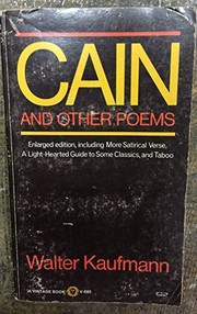 Cover of: Cain, and other poems