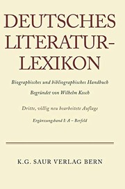 Cover of: Deutsches Literatur-Lexikon: biographisch-bibliographisches Handbuch.