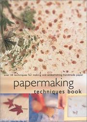 Cover of: Papermaking Techniques Book