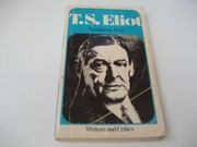 Cover of: T. S. Eliot