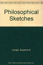 Cover of: Philosophical sketches