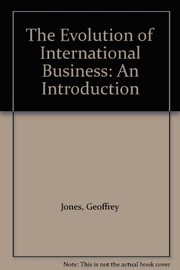 Cover of: The evolution of international business: an introduction