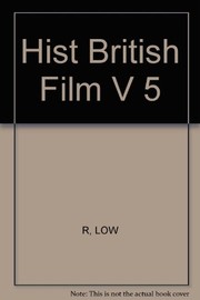 Cover of: Hist British Film          V 5