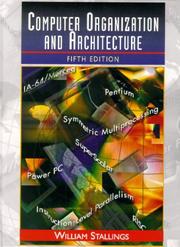 Cover of: Computer Organization and Architecture: Designing for Performance (5th Edition)