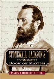 Cover of: Stonewall Jackson's book of maxims
