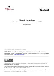 Cover of: Educação universitária: práxis coletiva em busca de veraz qualidade e de precisa cientificidade