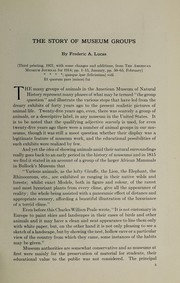 Cover of: The story of museum groups