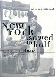 Cover of: New York sawed in half: an urban historical