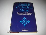 Cover of: English cathedral music