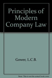 The principles of modern company law by L. C. B. Gower
