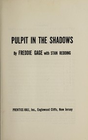 Cover of: Pulpit in the shadows