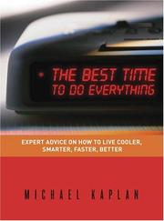 Cover of: The Best Time to Do Everything