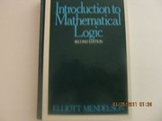 Cover of: Introduction to mathematical logic by Elliott Mendelson