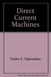 Direct current machines by M. G. Say