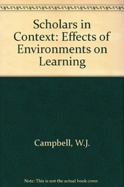 Scholars in context by W. J. Campbell