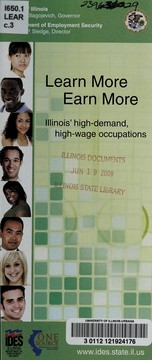 Cover of: Learn more earn more: Illinois high-demand, high-wage occupations