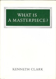 Cover of: What is a masterpiece?