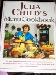 Cover of: Julia Child's menu cookbook