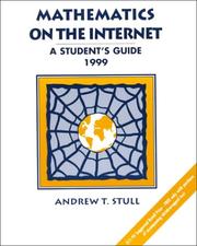 Cover of: Mathematics of the Internet: 1999