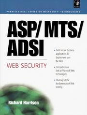 Cover of: ASP/MTS/ADSI Web Security