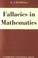 Cover of: Fallacies in mathematics