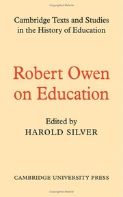 Cover of: Robert Owen on education