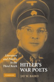 Cover of: Hitler's War Poets: Literature and Politics in the Third Reich