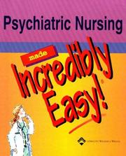 Psychiatric nursing made incredibly easy!