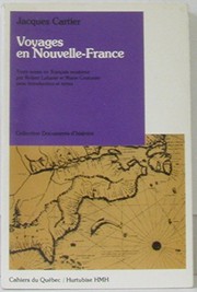 Cover of: Voyages en Nouvelle-France
