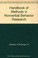 Cover of: Handbook of methods in nonverbal behavior research