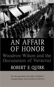 An Affair of Honor by Robert E. Quirk