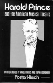 Cover of: Harold Prince and the American musical theatre