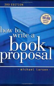 Cover of: How to write a book proposal