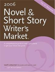 Cover of: Novel & Short Story Writers Market 2006 (Novel and Short Story Writer's Market)