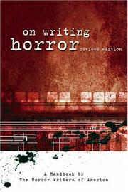 Cover of: On Writing Horror
