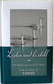 Cover of: LISTEN AND BE STILL by 
