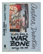 Cover of: Letters from the War Zone:1976-1989