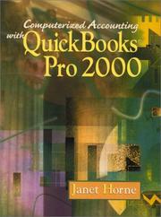 Cover of: Computerized Accounting with QuickBooks Pro 2000 (with CD-ROM)